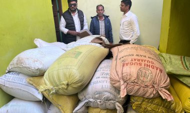 *अवैध रूप से धान के भंडारण पर कार्रवाई: 30 क्विंटल धान जप्त*