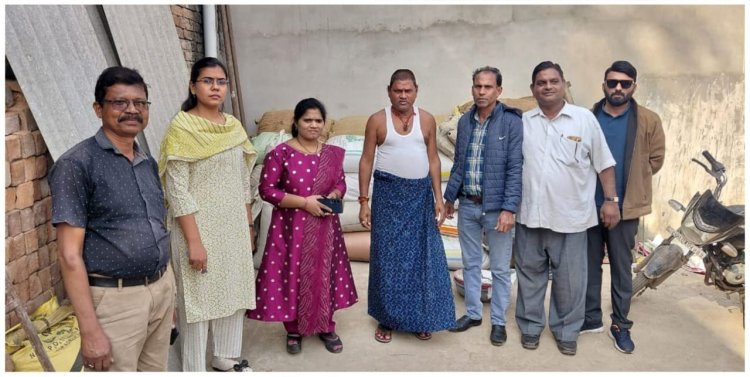 *प्रशासन की कार्रवाई जारी, सवा दो लाख का धान जप्त*