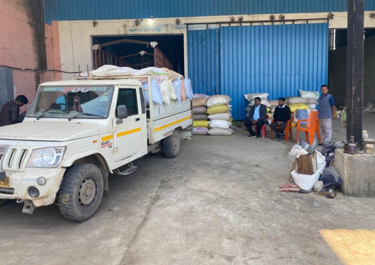 *अवैध धान पर हुई कार्रवाई, 264 क्विंटल से अधिक धान जप्त