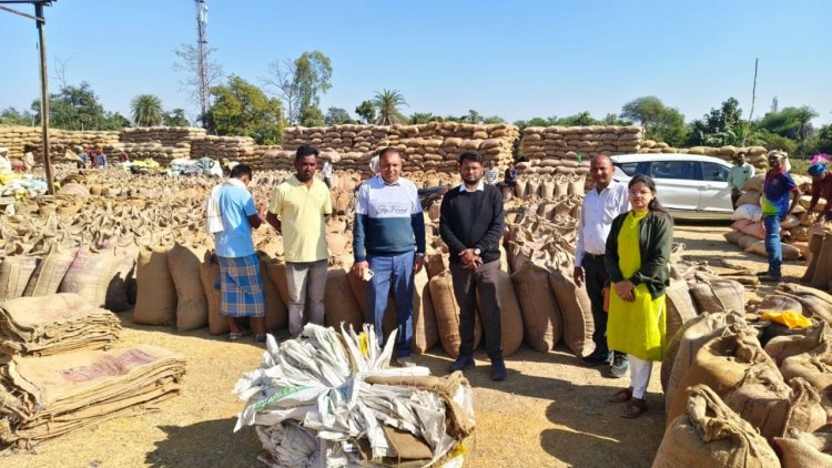 *अवैध धान पर बड़ी कार्रवाई, 60 किविंटल धान जप्त : प्रभारी एवं आपरेटर को हटाने निर्देश*