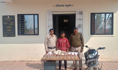 50 पाव अवैध देशी शराब के साथ एक आरोपी गिरफ्तार, भेजा गया जेल