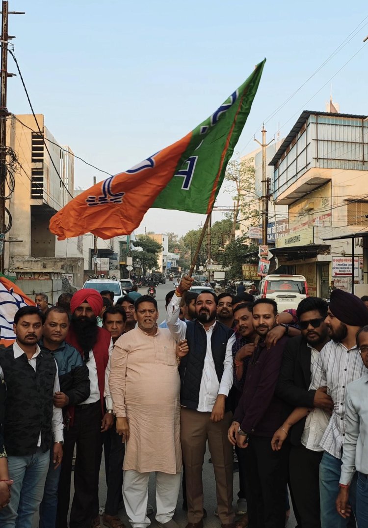 *नबीन बने भाजपा के चीफ, बिलासपुर भाजपा में जश्न का माहौल*