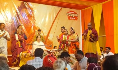 ग्राम जोता में रामचरित मानस परायण महायज्ञ का हुआ पूर्णाहुति के साथ समापन