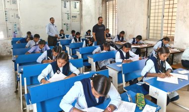 छत्तीसगढ़ माध्यमिक शिक्षा मंडल हाईस्कूल परीक्षा शुरू: 10,673 परीक्षार्थी शामिल, कलेक्टर ने किया औचक निरीक्षण