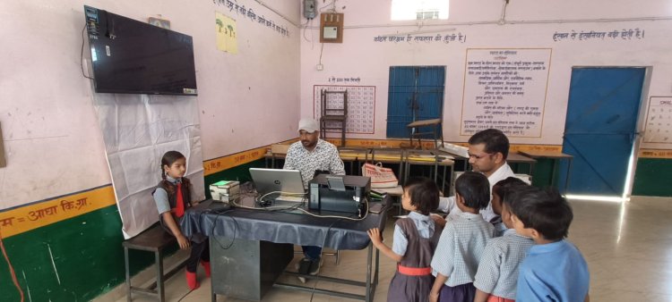 *पहले दिन 940 बच्चों का हुआ बायोमेट्रिक अपडेट व नया आधार कार्ड पंजीयन
