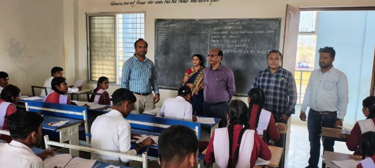 कक्षा 12वीं बोर्ड परीक्षा का शुभारंभ, 5,901 विद्यार्थियों ने दी भौतिक शास्त्र व भूगोल की परीक्षा