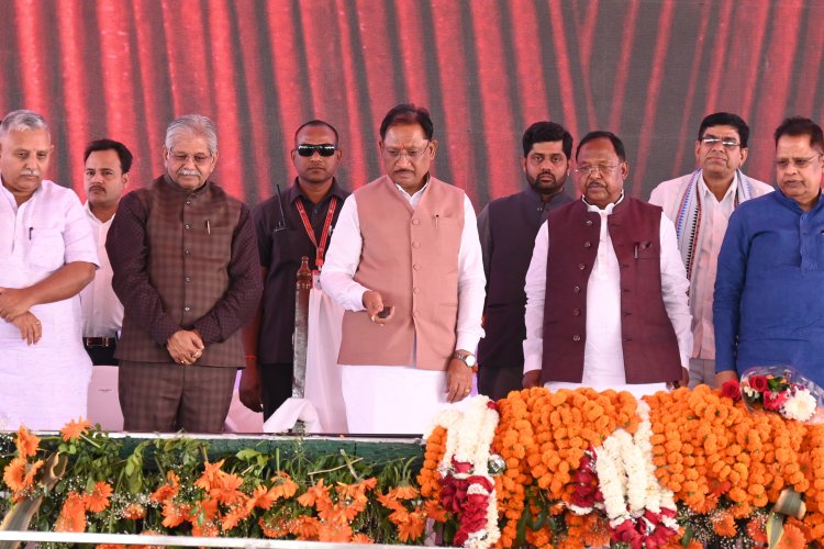 *मुख्यमंत्री विष्णु देव साय ने बिल्हा विकासखंड के रहंगी किसान सम्मेलन में 263.17 करोड़ के 89 कार्यों का किया लोकार्पण-शिलान्यास*