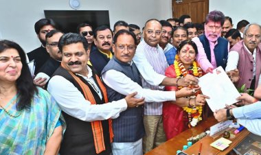 *राज्यसभा चुनाव: भाजपा प्रत्याशी लक्ष्मी वर्मा ने किया नामांकन दाखिल, मुख्यमंत्री समेत भाजपा सांसद, मंत्री, एवं पदाधिकारी रहे मौजूद*