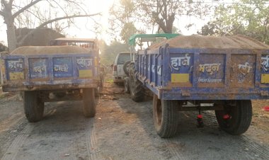 *खनिजों के अवैध उत्खनन व परिवहन पर 01 जेसीबी, 04 हाइवा व 02 ट्रेक्टर ट्राली सहित 07 वाहन जप्त*