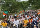 * मटियारी से बेलतरा तक तिरंगे के रंग में रंगा बेलतरा, भव्य बाइक रैली एवं तिरंगा यात्रा में गूंजा राष्ट्रभक्ति का जयघोष*
