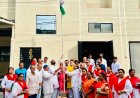 *बीजेपी जिला कार्यालय में भाजपा जिलाध्यक्ष दीपक सिंह ठाकुर ने किया ध्वजारोहण*