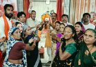 ‘समरसता कलश’ का देवरीखुर्द मंडल में भव्य स्वागत..