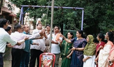 *पत्रकार कॉलोनी में हर्षोल्लास से मना स्वतंत्रता दिवस*