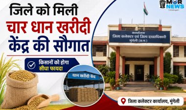 *जिले को मिली 04 नए धान खरीदी केंद्रों की सौगात,धान खरीदी केंद्रों की संख्या बढ़कर 109 हुई,किसानों को धान बेचने में होगी आसानी*
