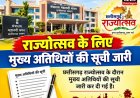 *राज्योत्सव के लिए मुख्य अतिथियों की सूची जारी : जिला मुख्यालयों में होगा कार्यक्रम, मंत्री, सांसद, विधायक, होंगे चीफ गेस्ट। देखिए मन