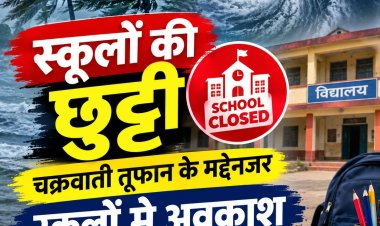 *स्कूल छुट्टी न्यूज : चक्रवाती तूफान ‘अर्नब’ के मद्देनजर 29 अक्टूबर को जिले के सभी स्कूलों में अवकाश घोषित, संभावित अतिवृष्टि को देखते हुए जिला प्रशासन ने लिया एहतियाती निर्णय*